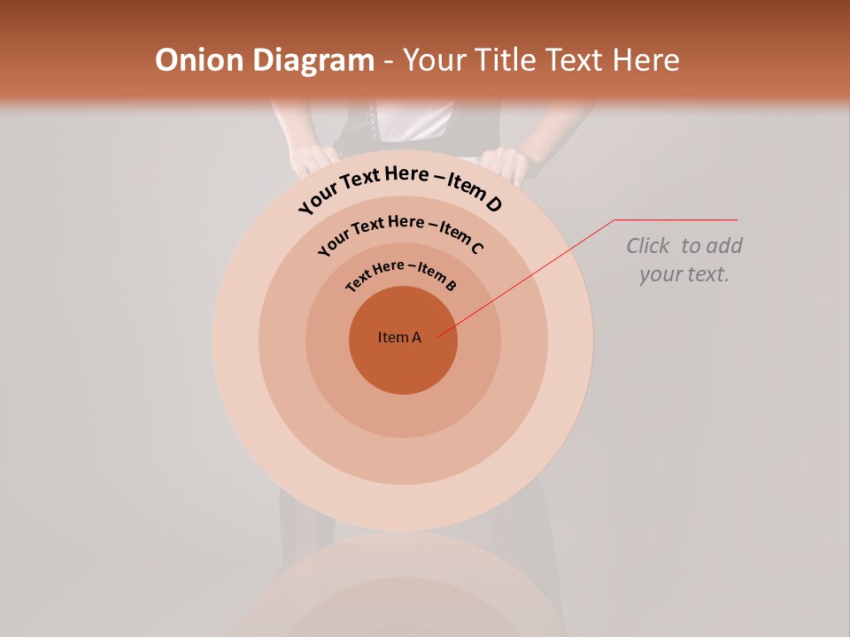 A Woman Sitting On Top Of A Wooden Chair PowerPoint Template