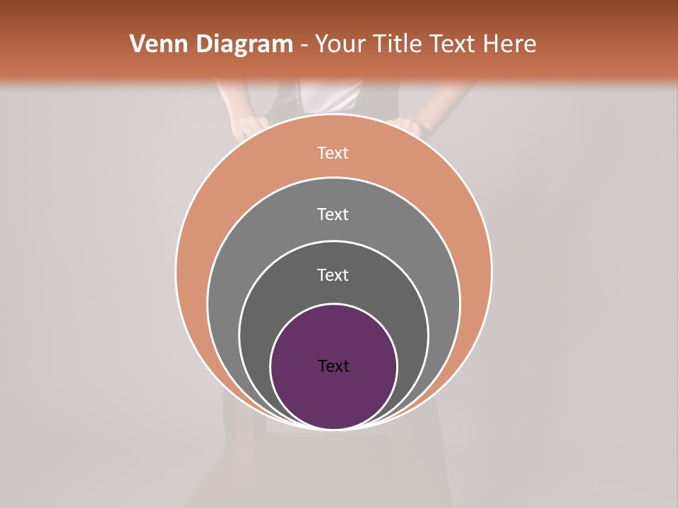A Woman Sitting On Top Of A Wooden Chair PowerPoint Template