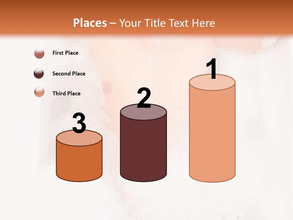 Beautiful Wet Person PowerPoint Template