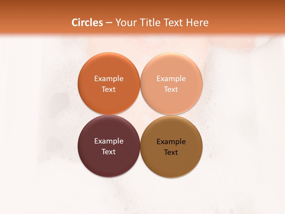 Beautiful Wet Person PowerPoint Template