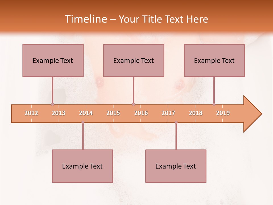Beautiful Wet Person PowerPoint Template