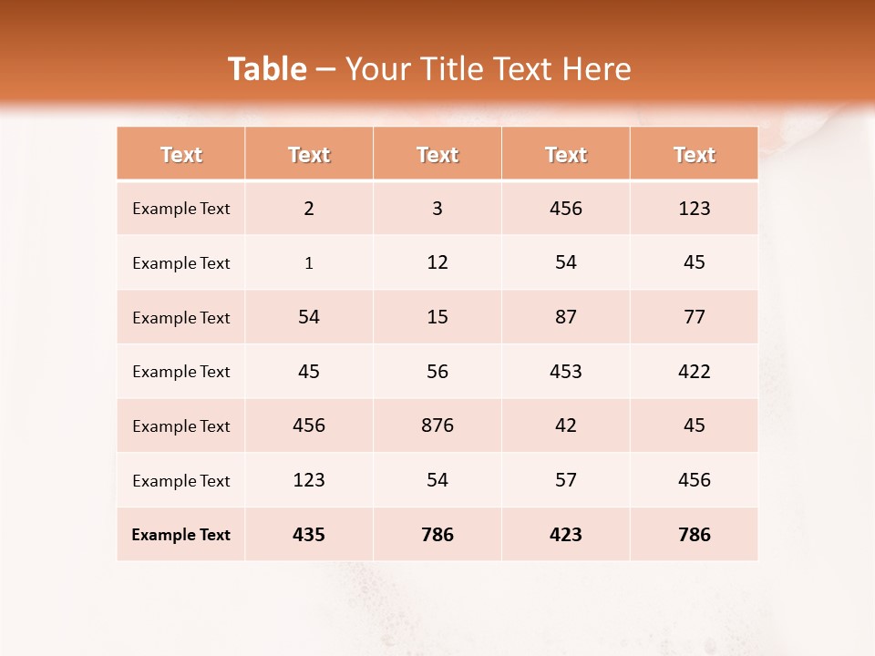 Beautiful Wet Person PowerPoint Template