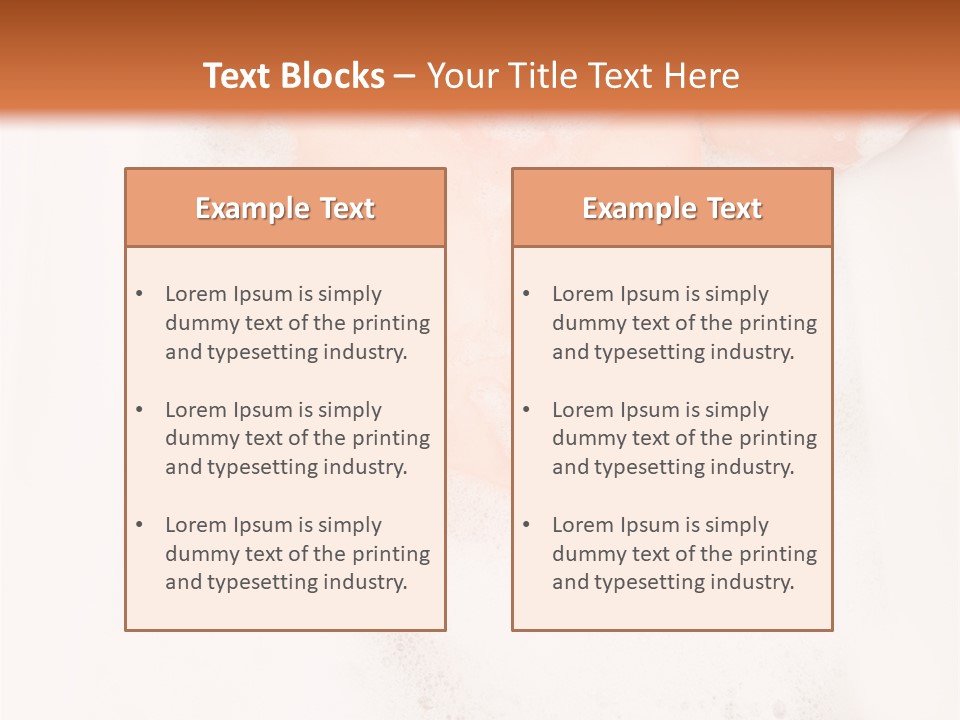 Beautiful Wet Person PowerPoint Template