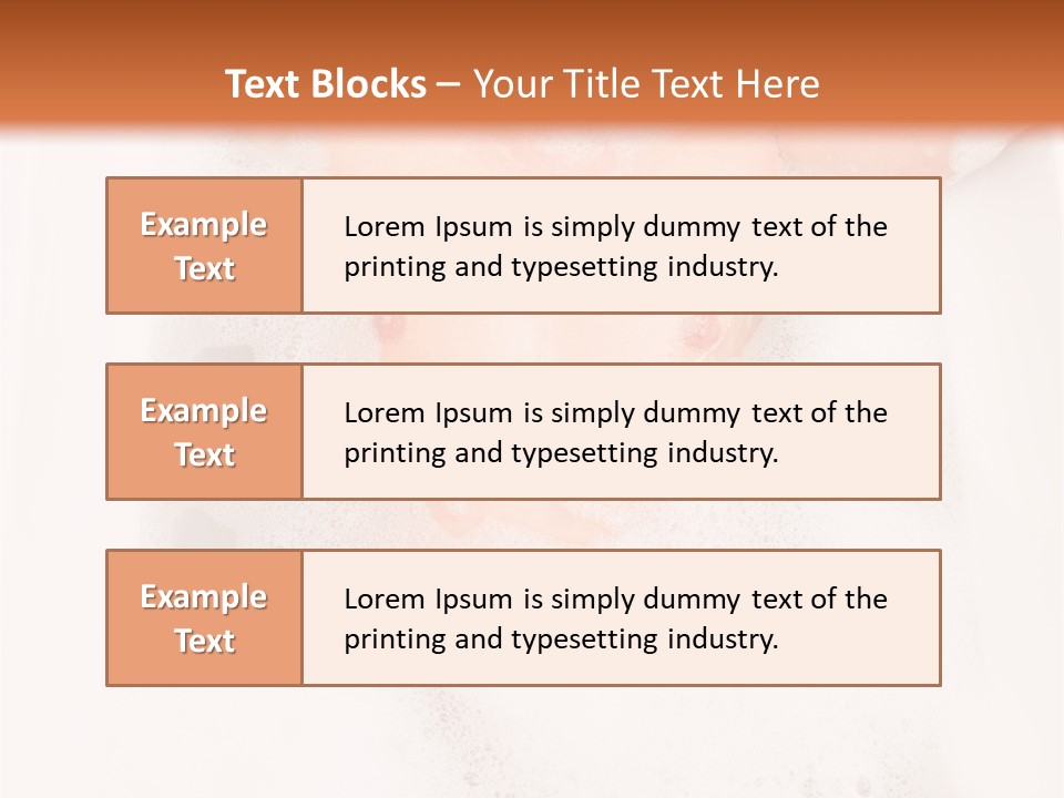 Beautiful Wet Person PowerPoint Template