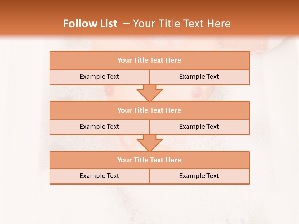 Beautiful Wet Person PowerPoint Template