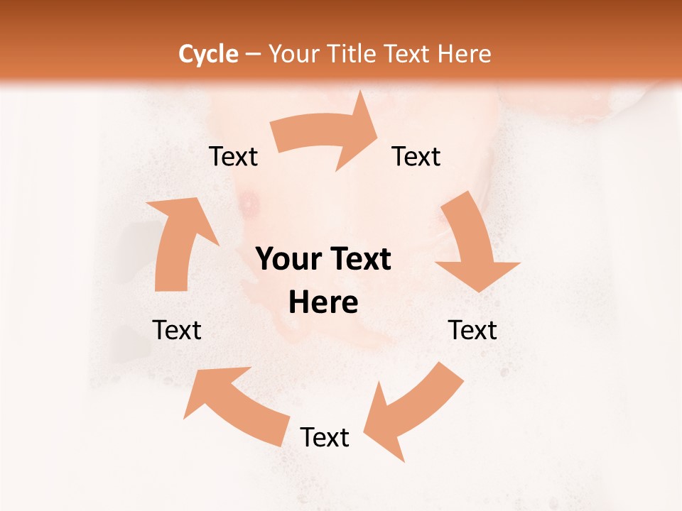 Beautiful Wet Person PowerPoint Template