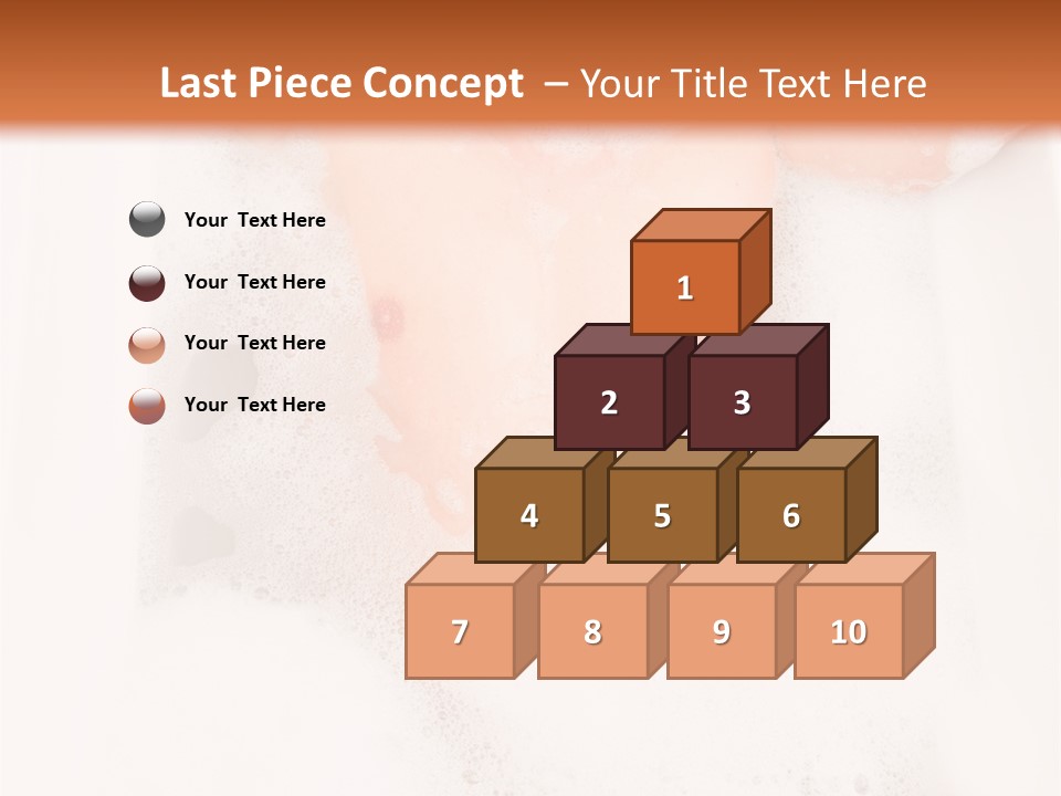 Beautiful Wet Person PowerPoint Template