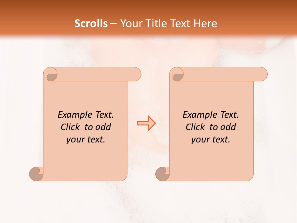 Beautiful Wet Person PowerPoint Template