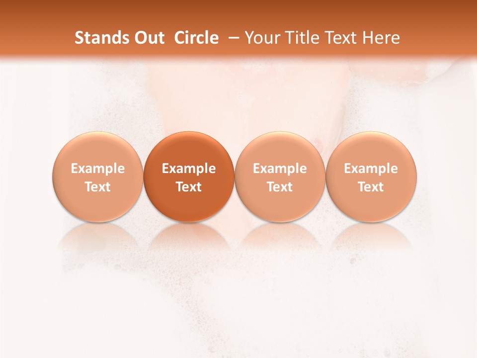 Beautiful Wet Person PowerPoint Template