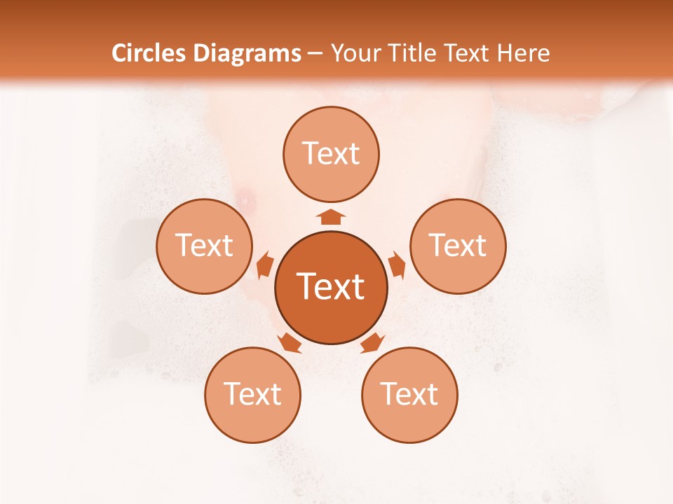 Beautiful Wet Person PowerPoint Template