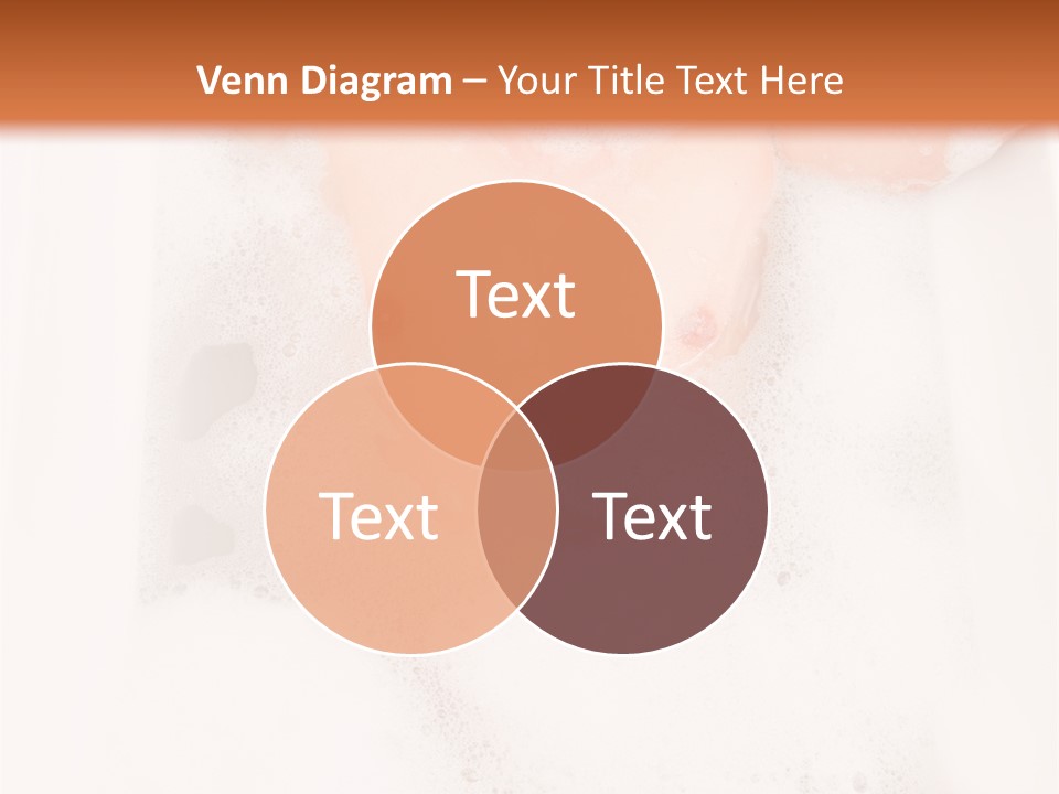 Beautiful Wet Person PowerPoint Template