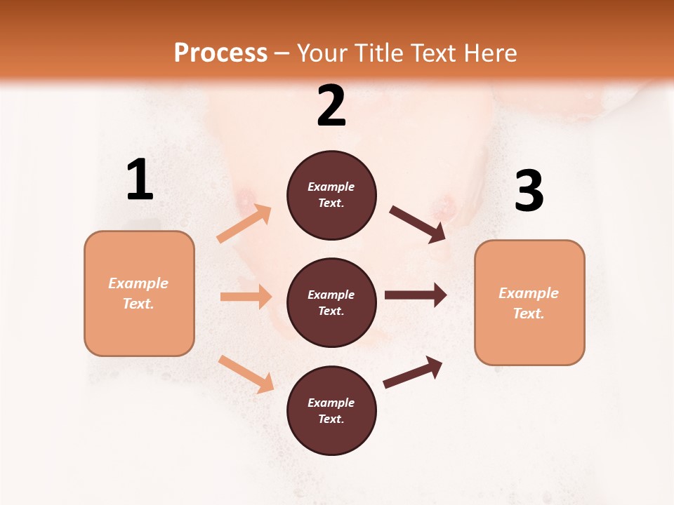 Beautiful Wet Person PowerPoint Template