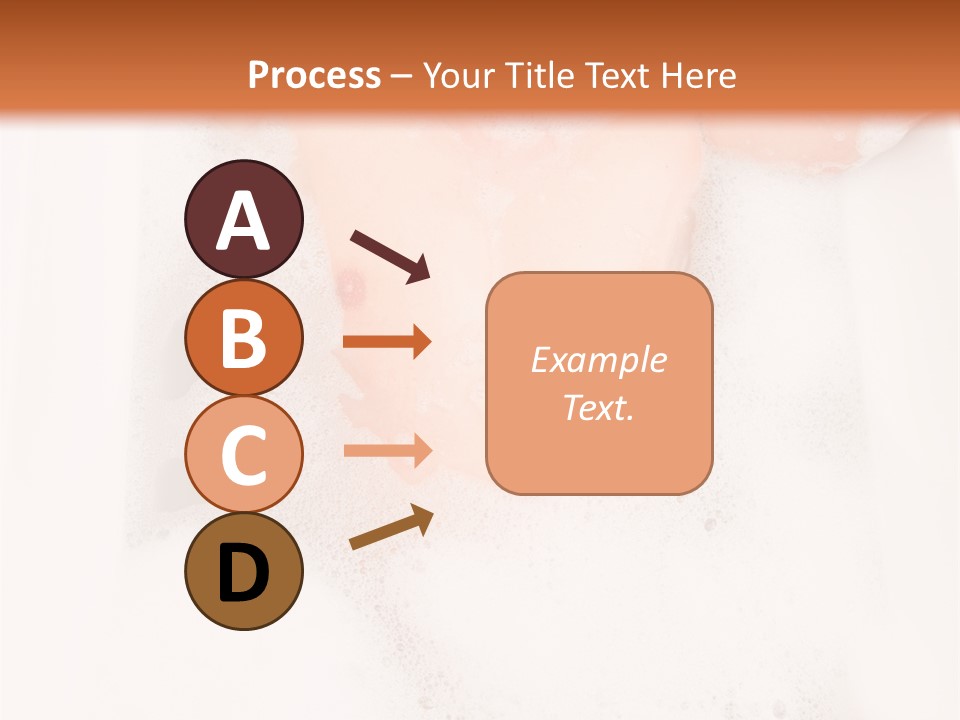 Beautiful Wet Person PowerPoint Template