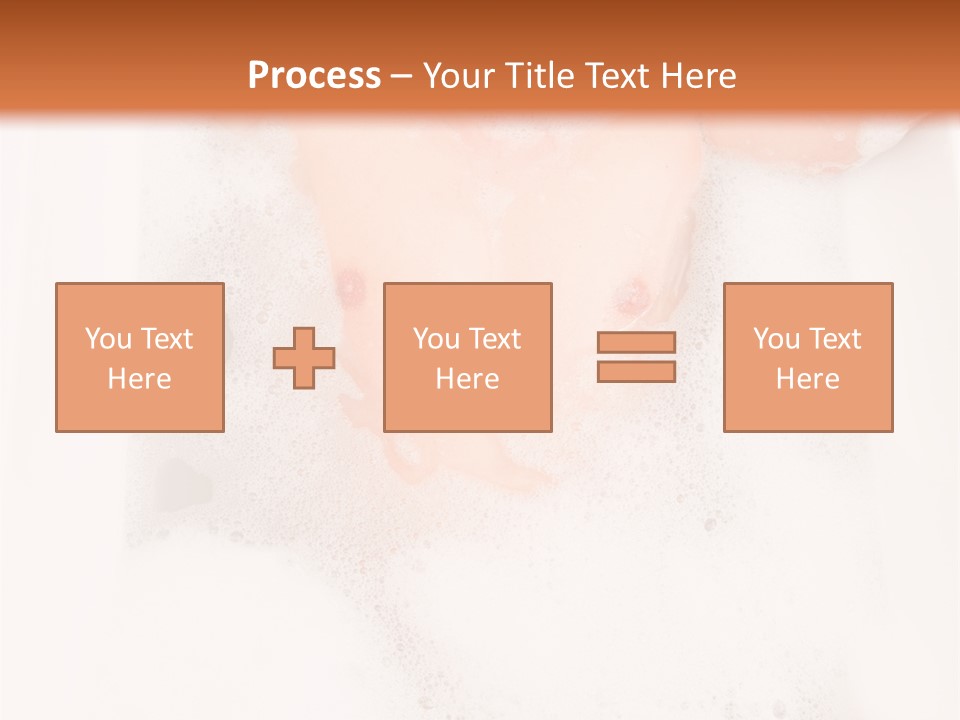 Beautiful Wet Person PowerPoint Template