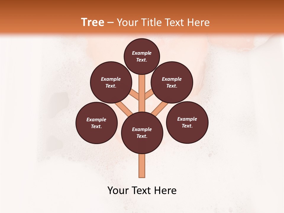 Beautiful Wet Person PowerPoint Template