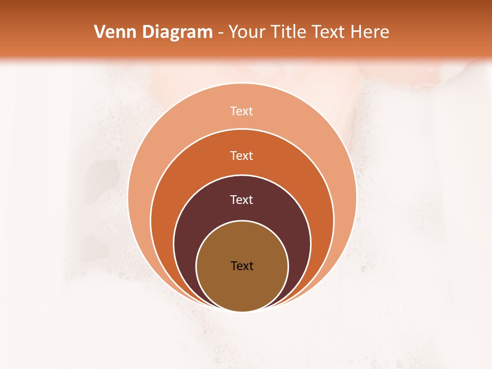 Beautiful Wet Person PowerPoint Template