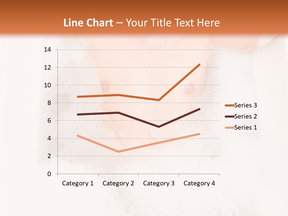 Beautiful Wet Person PowerPoint Template