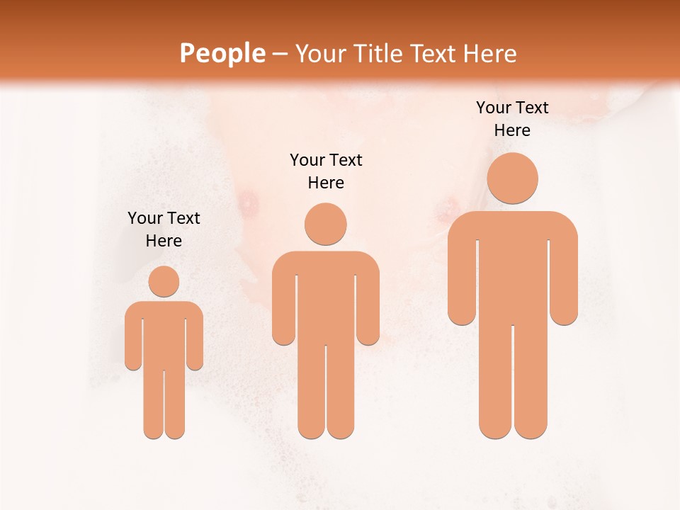 Beautiful Wet Person PowerPoint Template