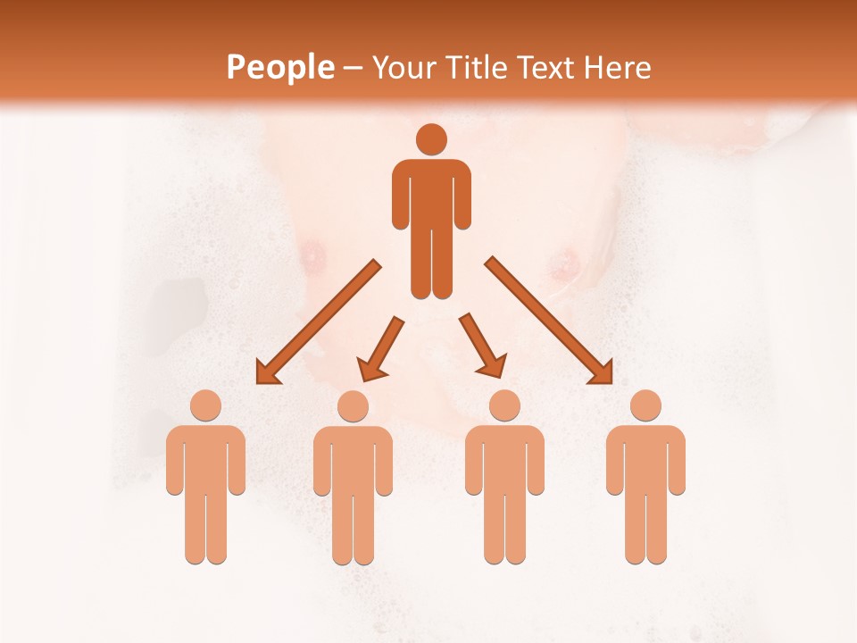 Beautiful Wet Person PowerPoint Template