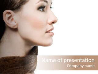Sensuality Beauty Carefree PowerPoint Template
