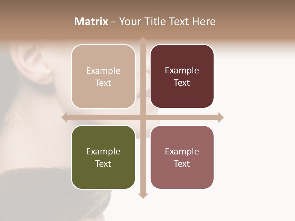 Sensuality Beauty Carefree PowerPoint Template