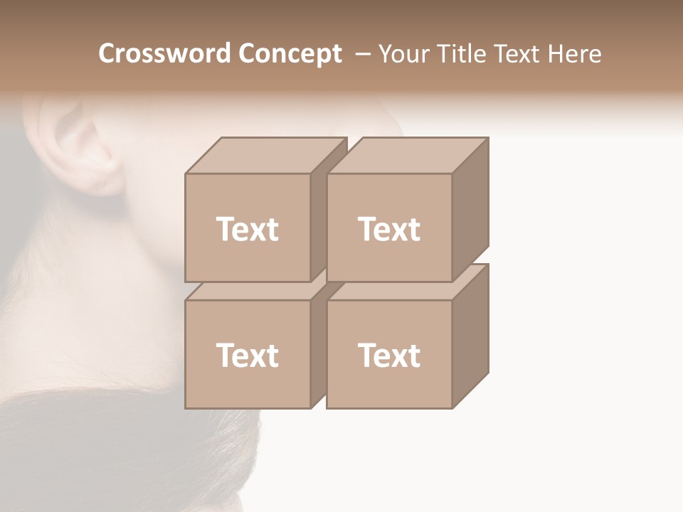 Sensuality Beauty Carefree PowerPoint Template