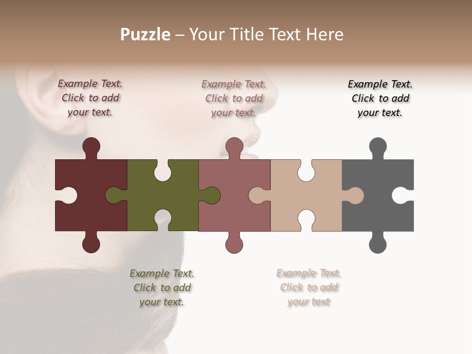 Sensuality Beauty Carefree PowerPoint Template