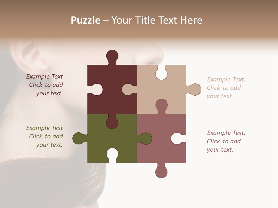 Sensuality Beauty Carefree PowerPoint Template