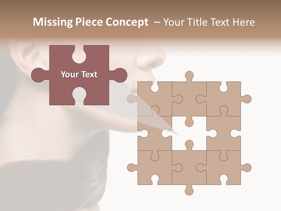 Sensuality Beauty Carefree PowerPoint Template