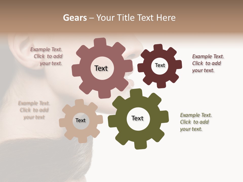 Sensuality Beauty Carefree PowerPoint Template