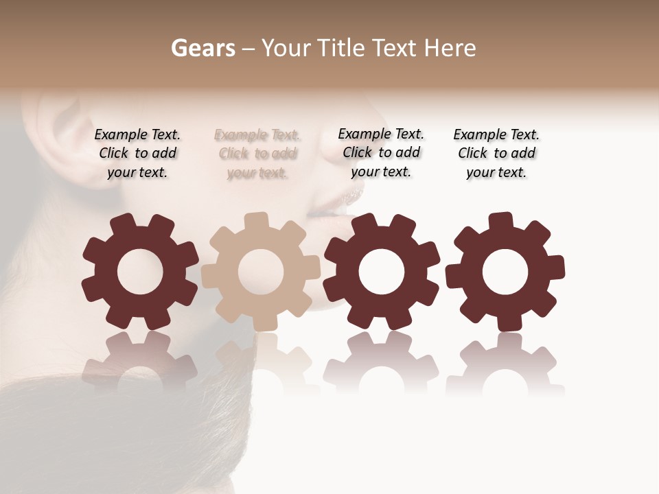 Sensuality Beauty Carefree PowerPoint Template