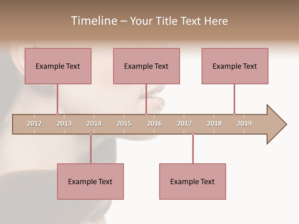 Sensuality Beauty Carefree PowerPoint Template