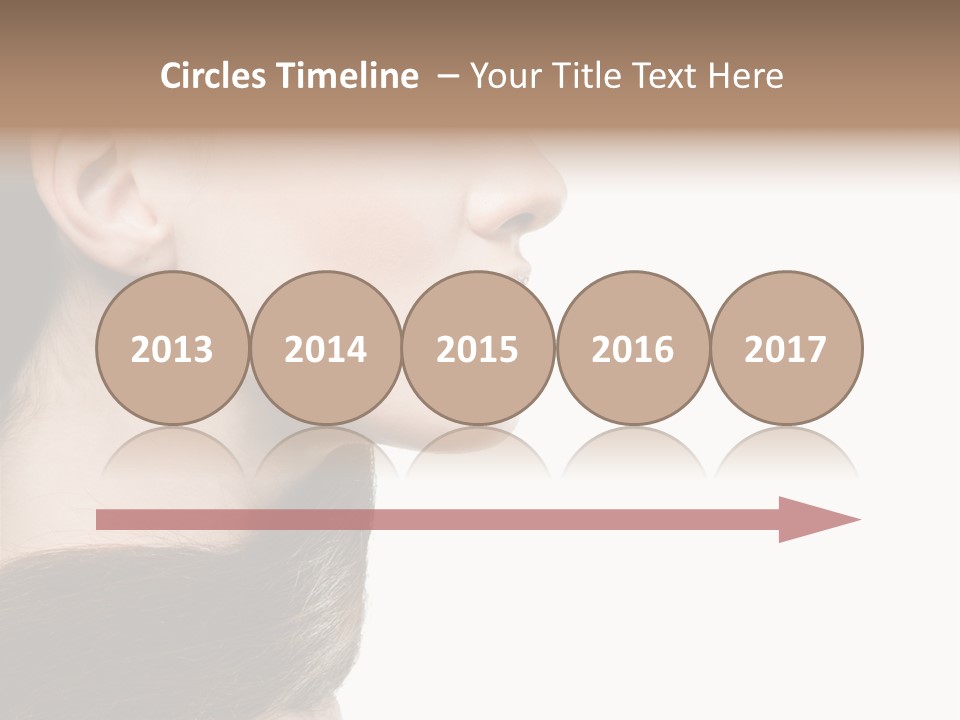 Sensuality Beauty Carefree PowerPoint Template