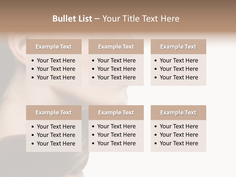 Sensuality Beauty Carefree PowerPoint Template