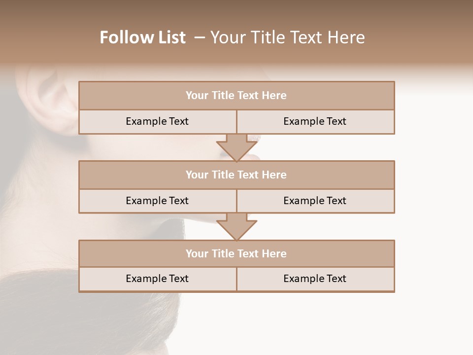 Sensuality Beauty Carefree PowerPoint Template