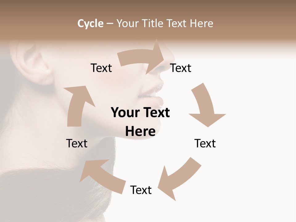Sensuality Beauty Carefree PowerPoint Template