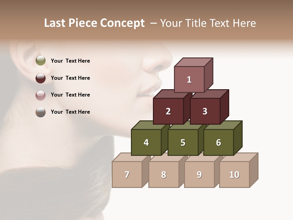 Sensuality Beauty Carefree PowerPoint Template