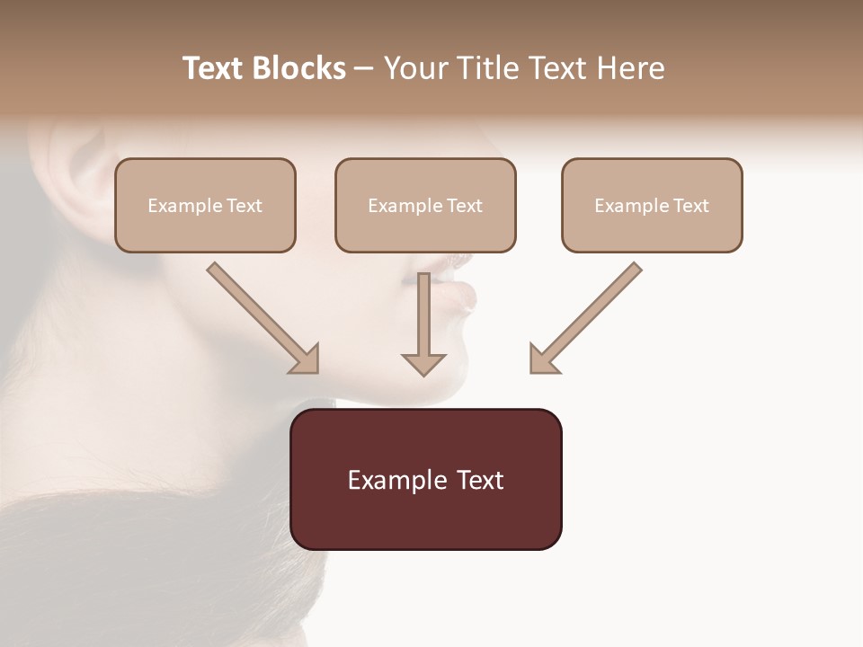 Sensuality Beauty Carefree PowerPoint Template
