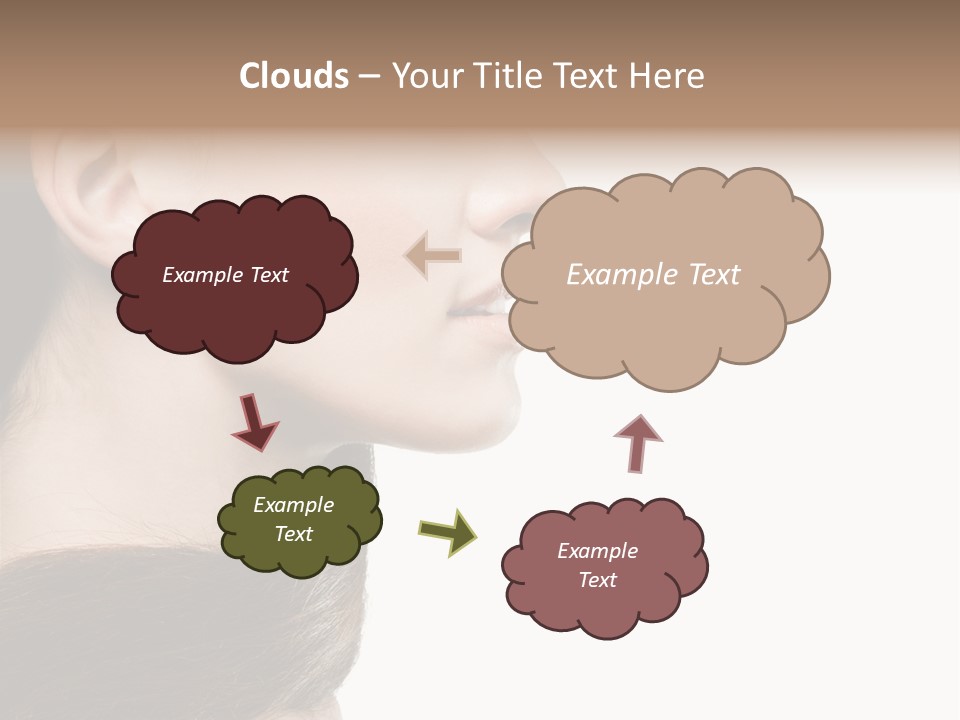 Sensuality Beauty Carefree PowerPoint Template