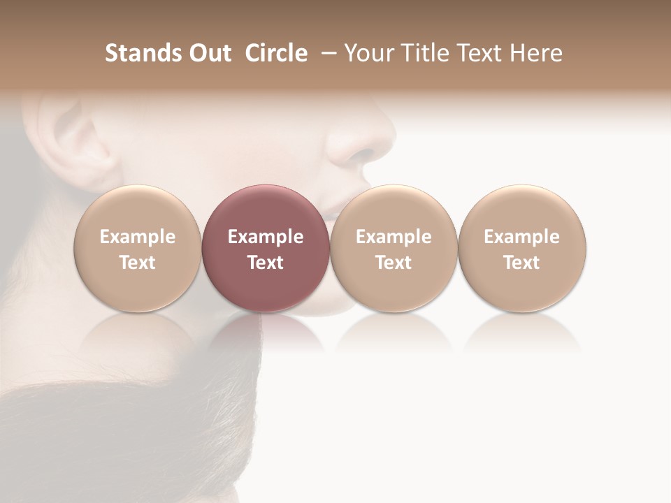 Sensuality Beauty Carefree PowerPoint Template