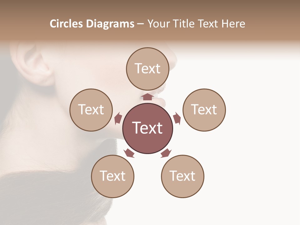 Sensuality Beauty Carefree PowerPoint Template