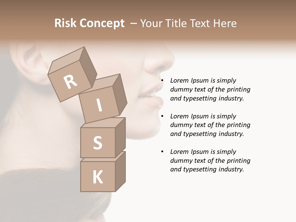 Sensuality Beauty Carefree PowerPoint Template