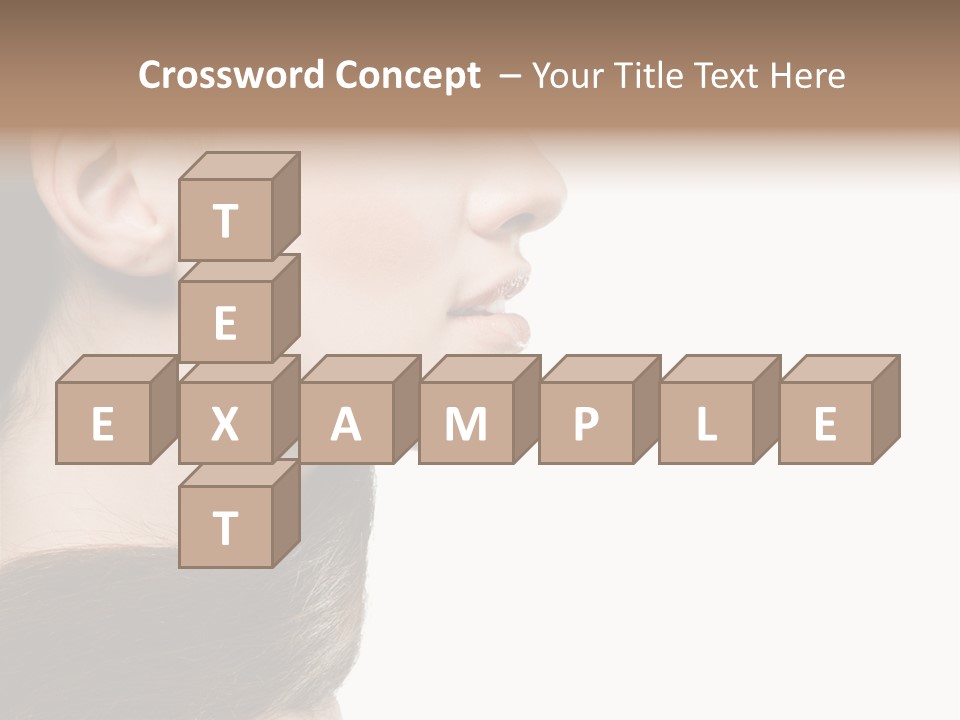 Sensuality Beauty Carefree PowerPoint Template