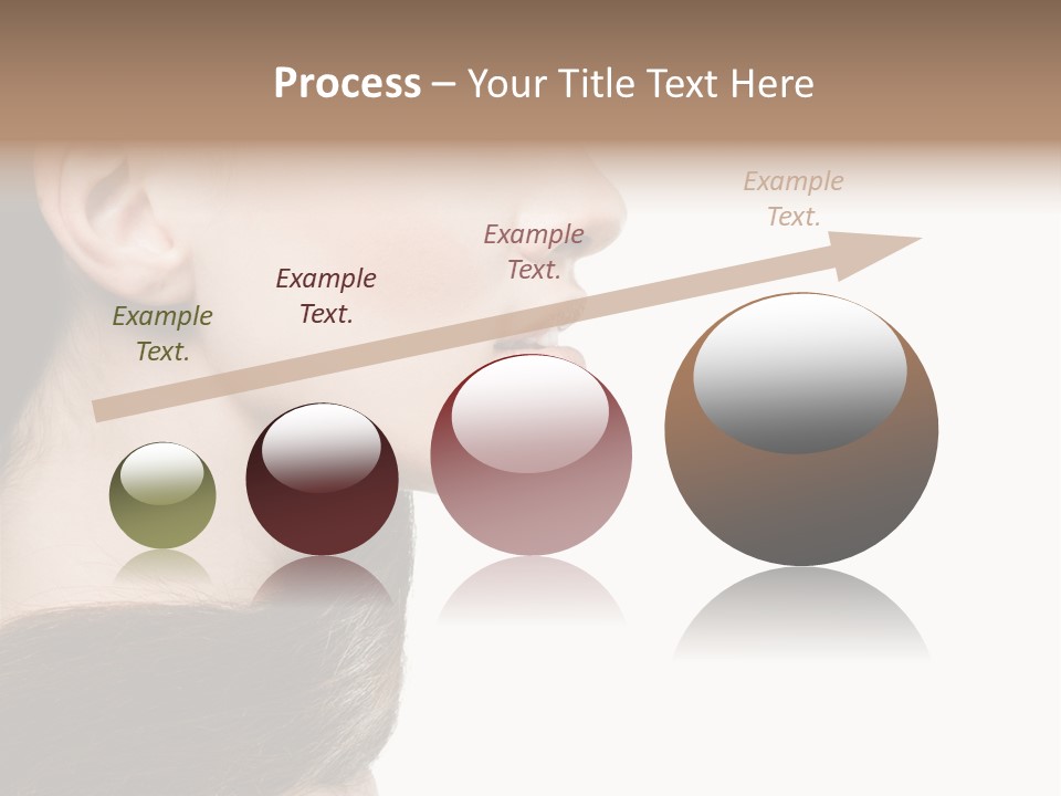 Sensuality Beauty Carefree PowerPoint Template