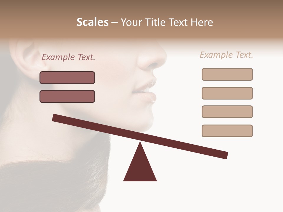 Sensuality Beauty Carefree PowerPoint Template