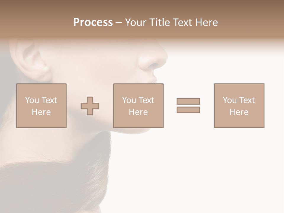 Sensuality Beauty Carefree PowerPoint Template