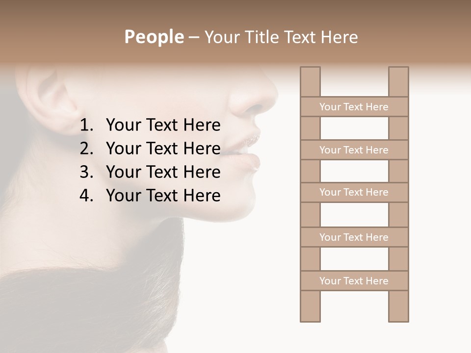 Sensuality Beauty Carefree PowerPoint Template