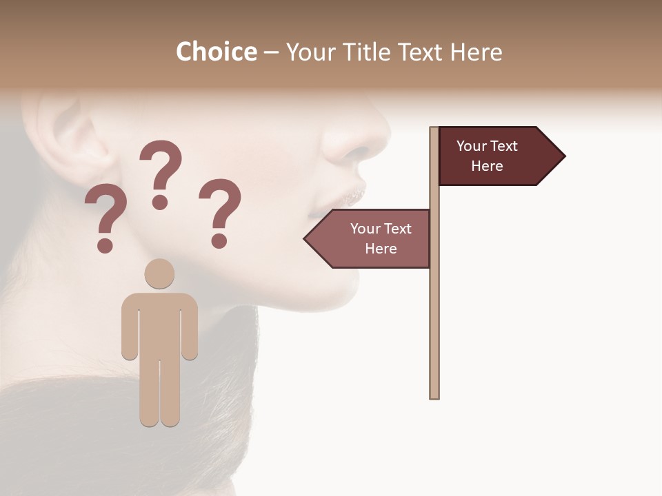 Sensuality Beauty Carefree PowerPoint Template