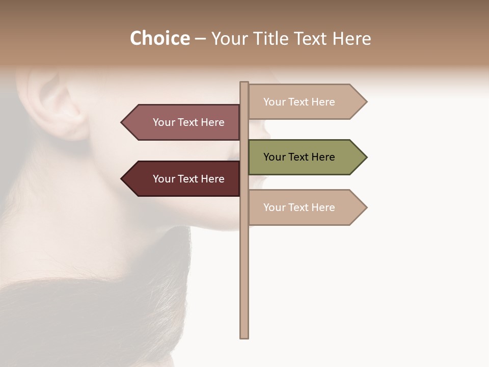 Sensuality Beauty Carefree PowerPoint Template