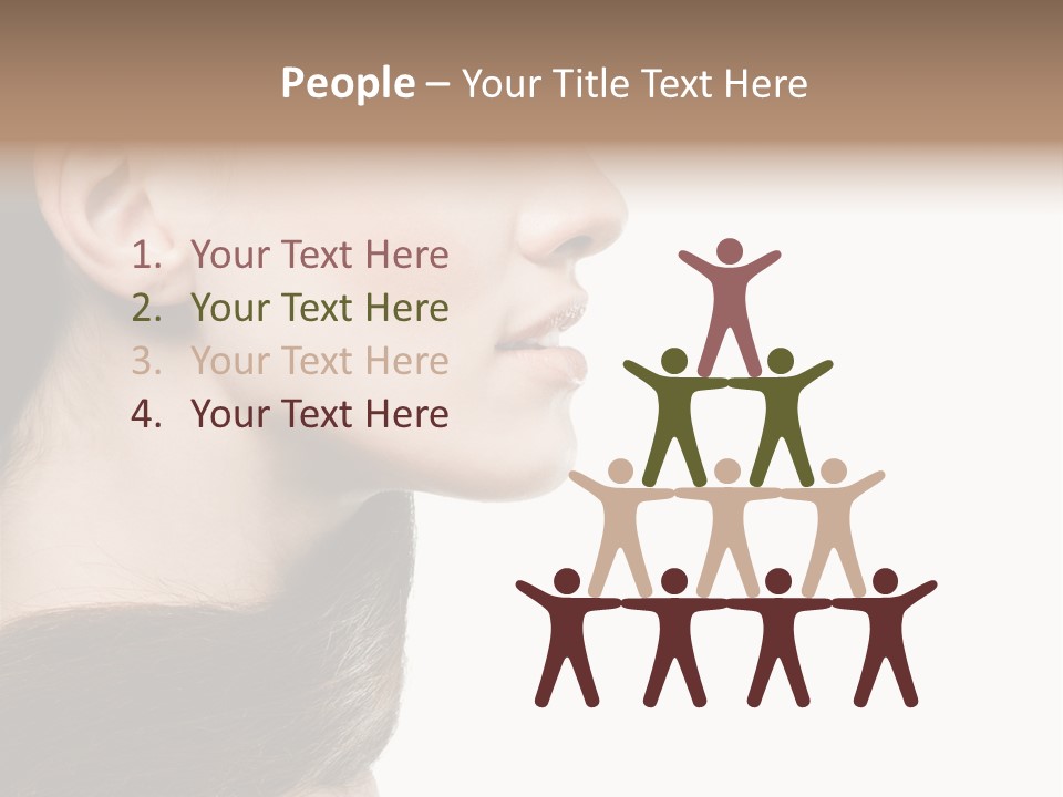 Sensuality Beauty Carefree PowerPoint Template